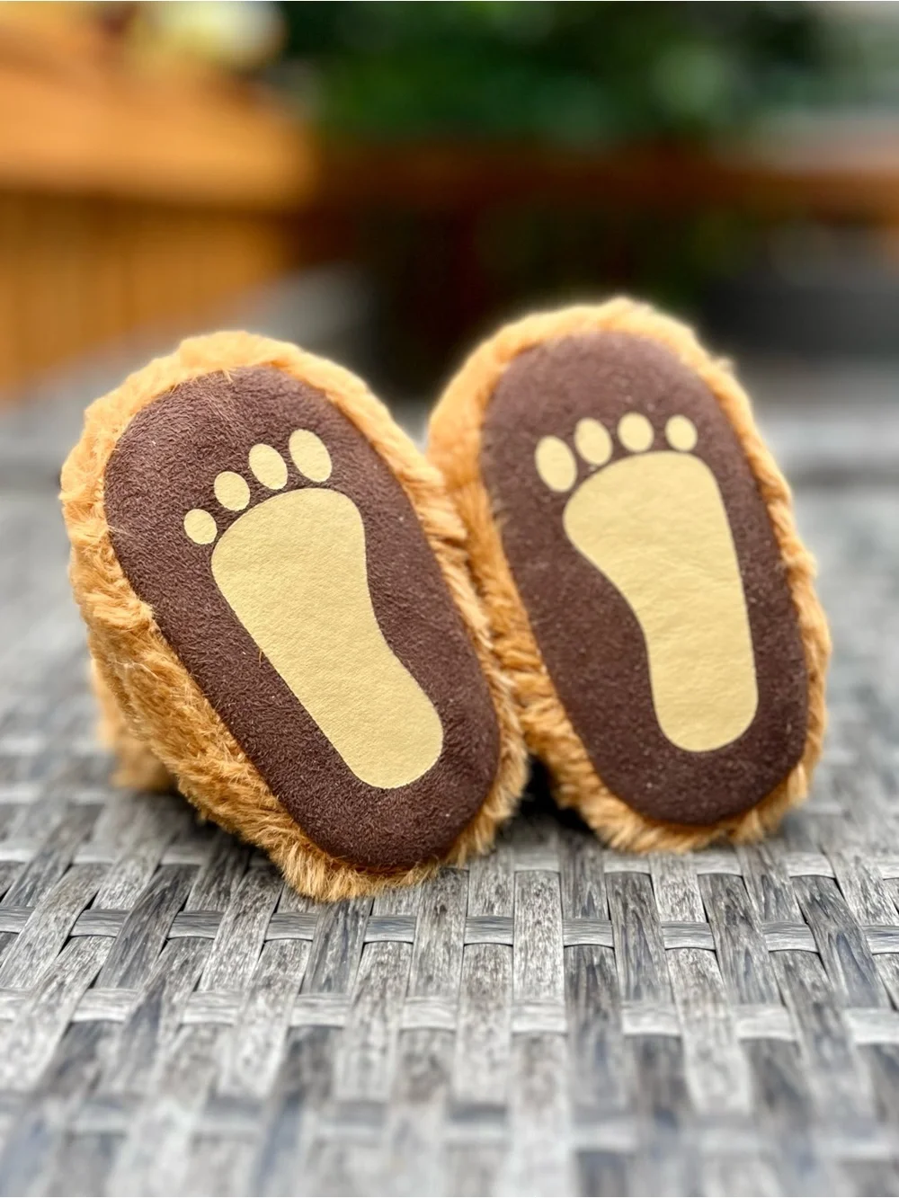 Soft Plush Monkey Baby Walker Slippers with Super Cute Monkey Ape Animal Faces
